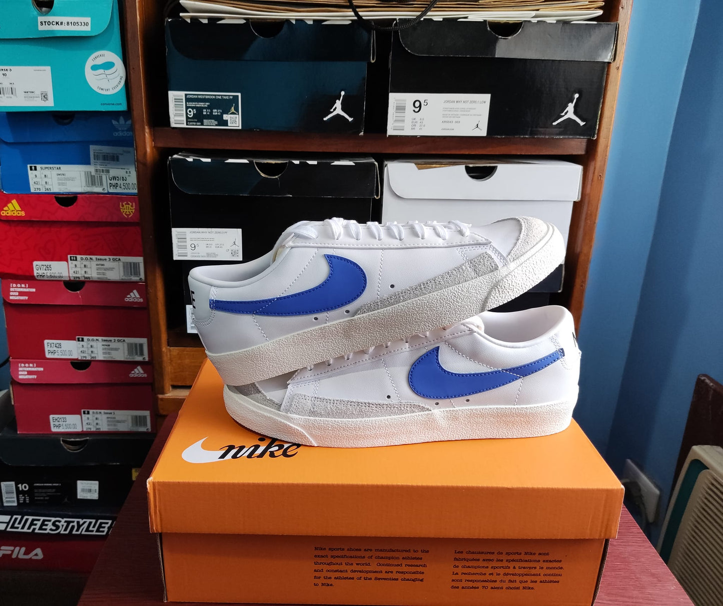 Blazer Jumbo 77 Low (WHITE BLUE)